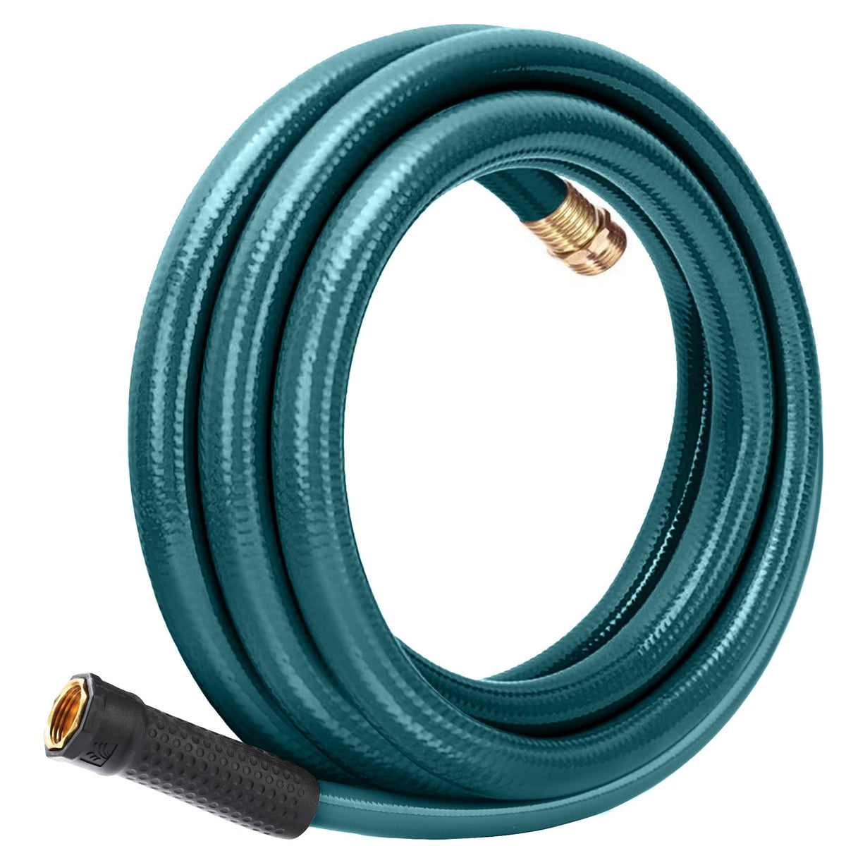 Worth Leader short garden hose 10ft green for easy garden watering and storage