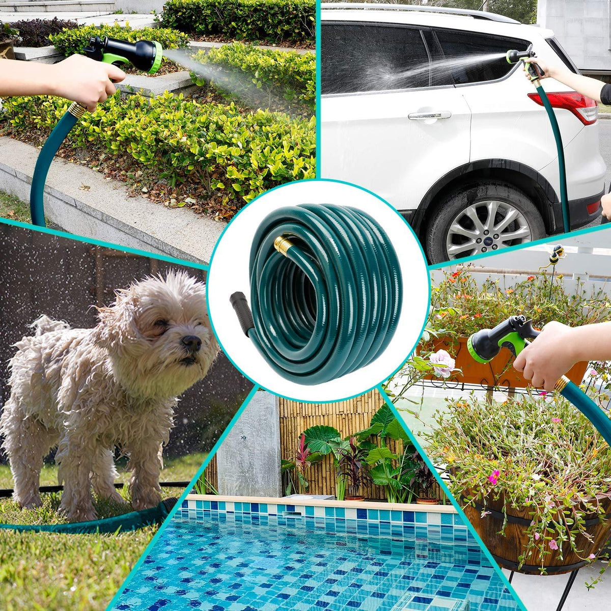 Worth Leader easy-connect design supports quick setup with hoses and reels.