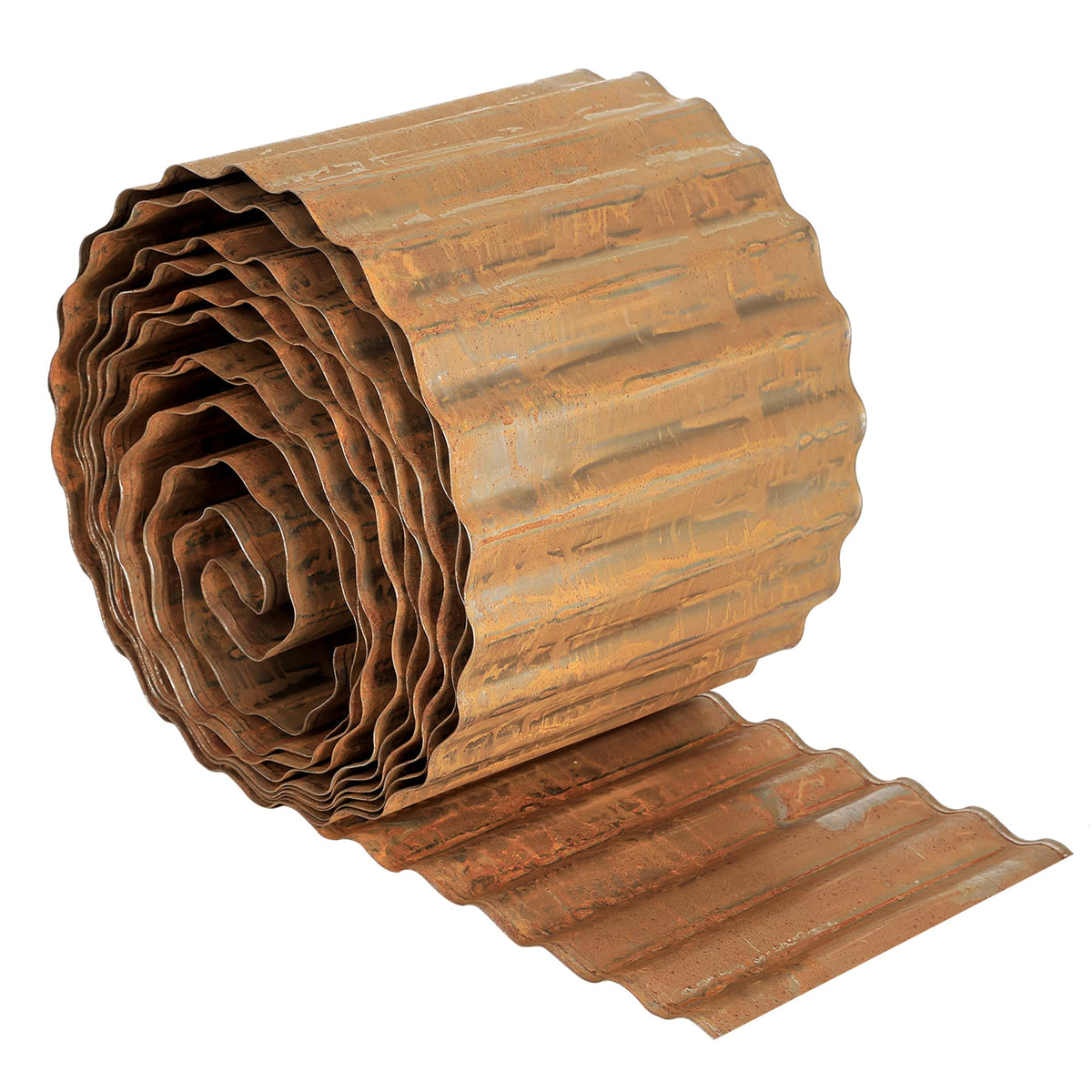 Worth pre-rusted edging demonstrates durable border for raised beds and mulch separation.