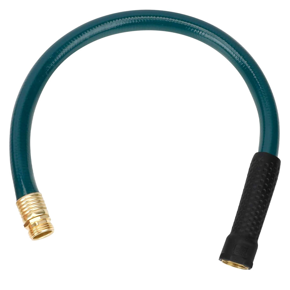 Worth short garden hose 2ft 3/4in diameter for easy portability and quick watering tasks.