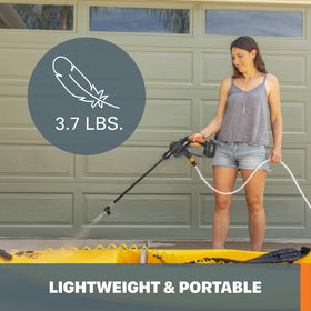 WORX HydroShot 2L bottle connector for portable water sourcing
