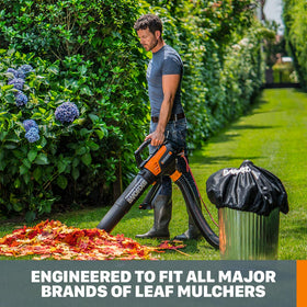 WORX LeafPro universal-fit-tube-adapter supports many brands.
