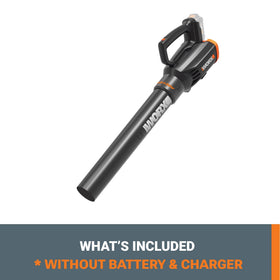 WORX lightweight 3.5 lb bare tool enables one-handed operation.