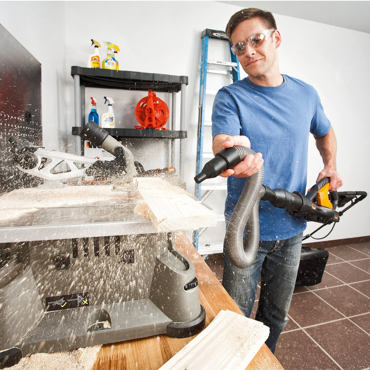 WORX WG545.9 battery PowerShare compatibility extends tool versatility across brands.
