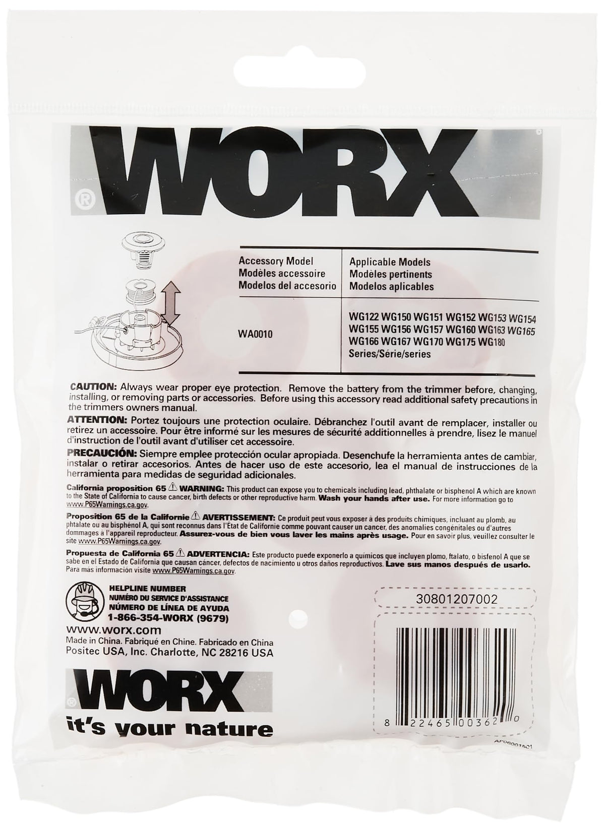 WORX spool compatibility covers 25+ Worx trimmers for versatile replacements