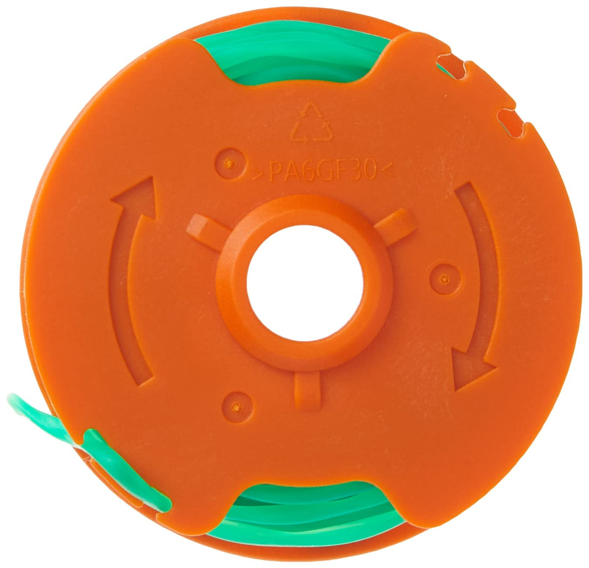 WORX WA0014 pliable line cushions on impact for longer life and fewer surface scratches.