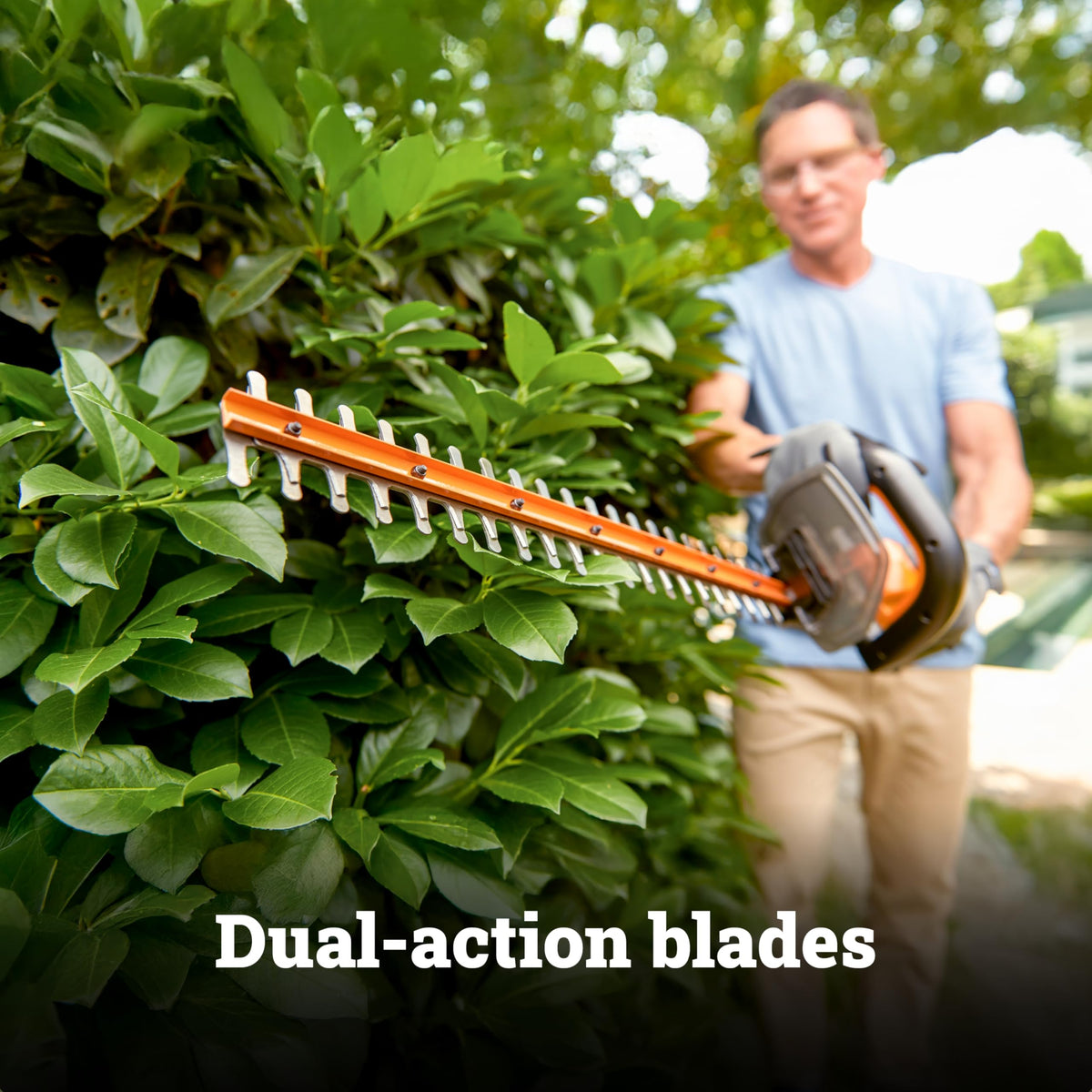 WORX WG261.9 lightweight design for comfortable trimming sessions