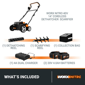 WORX WG855 curved deck design reduces resistance during operation.