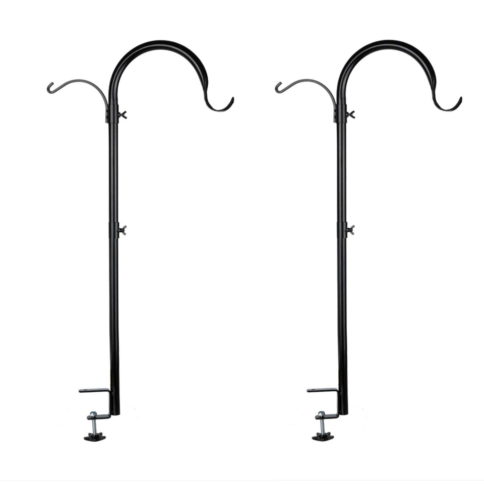 WOSIBO deck hook with three branches rotates for flexible outdoor arrangements