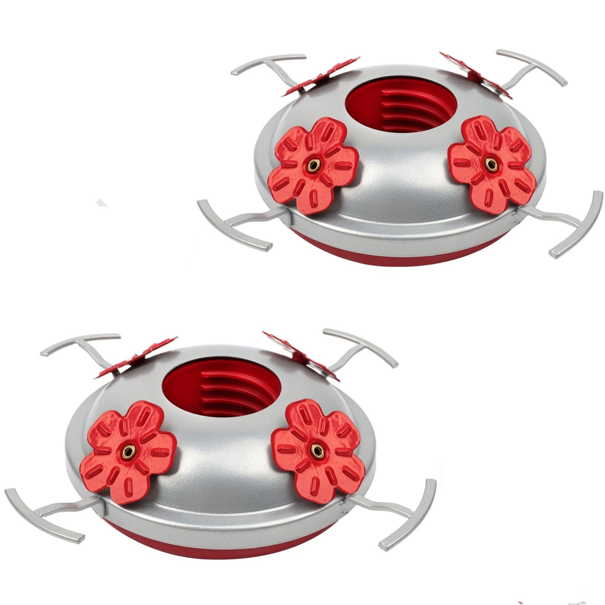 WOSIBO hummingbird feeder bottom with 4 perches supports multiple birds.