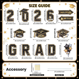 Wothfav 2026 numbers sign boosts high-visibility backdrop for Class of 2026 photos