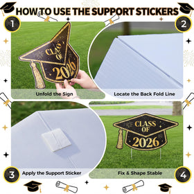 Wothfav easy-setup stakes ensure quick, tool-free lawn installation