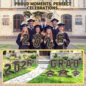 Wothfav front-yard display withstands weather for lasting graduation visuals