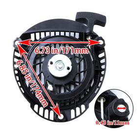 WOTIAN pull cord assembly ensures quick replacement and durable performance for lawn mowers.