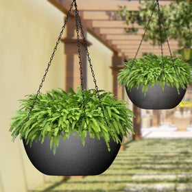 WOUSIWER planter with drainage holes and plugs to fine tune watering for each plant.