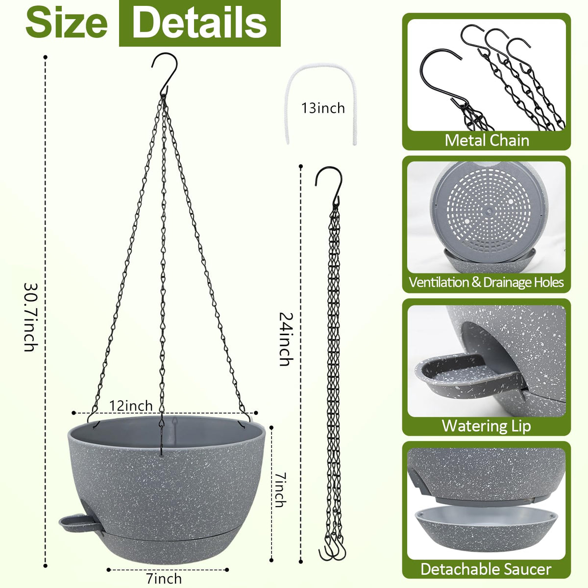 WOUSIWER removable reservoir tray stores moisture for extended hydration