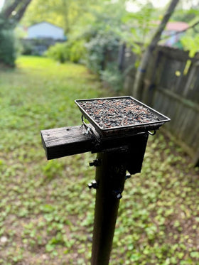 WOWARE deck rail setup showing sturdy, rust resistant finish for outdoors.