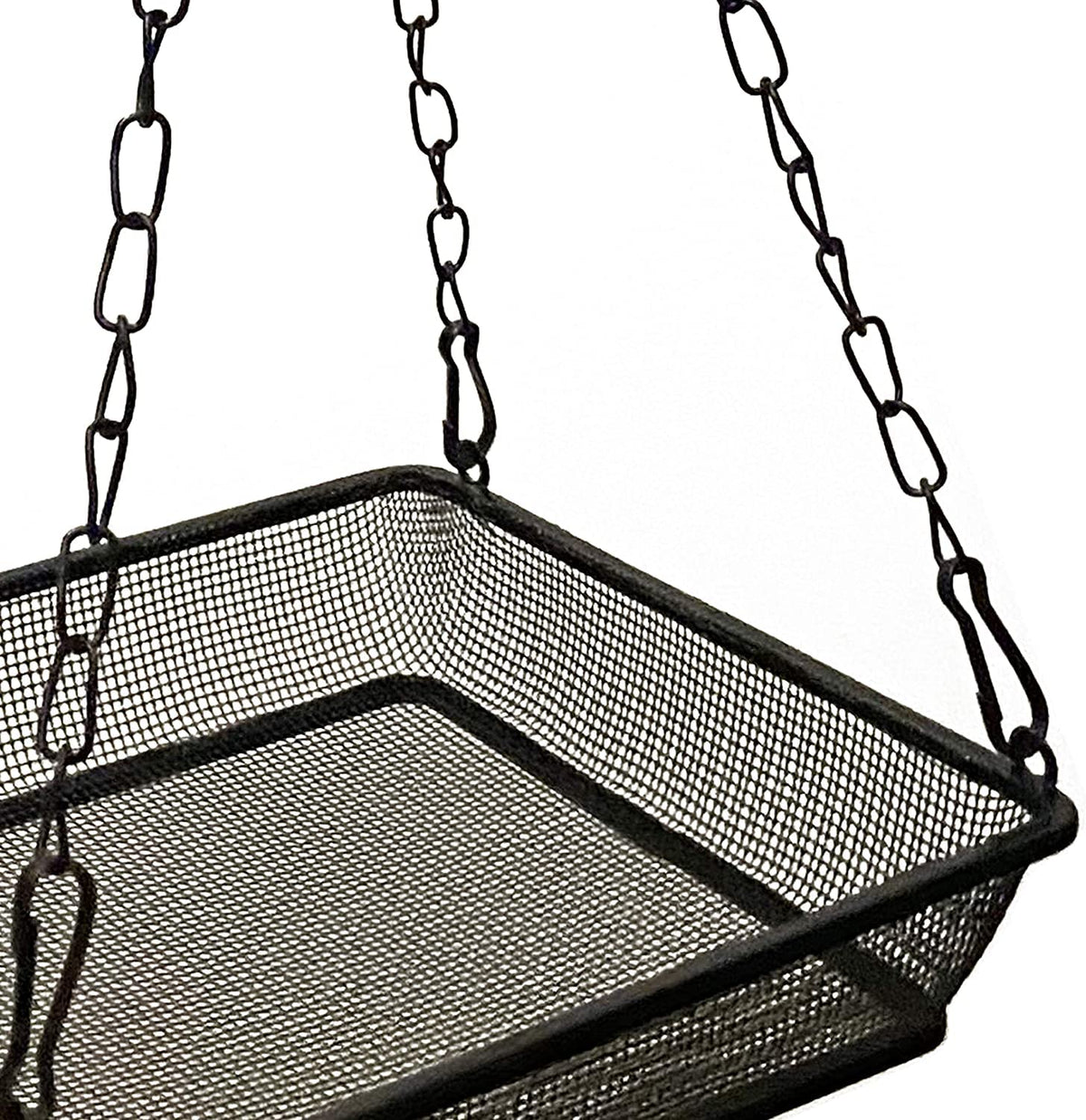 Woware Mesh Seed Tray close-up emphasizes seed dryness and easy cleaning.