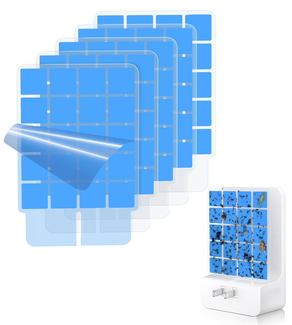 WowCatch adhesive card 5-pack refills for N386A-Pro fly trap