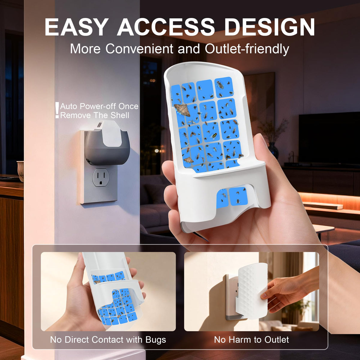 WowCatch durable ABS construction with sleek, modern look.