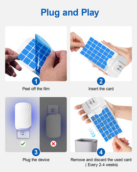 WowCatch easy replacement glue card—slide in quickly for mess-free use.