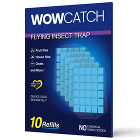 WowCatch N386E sticky refill pack front view, convenient replacement for ongoing indoor trapping.