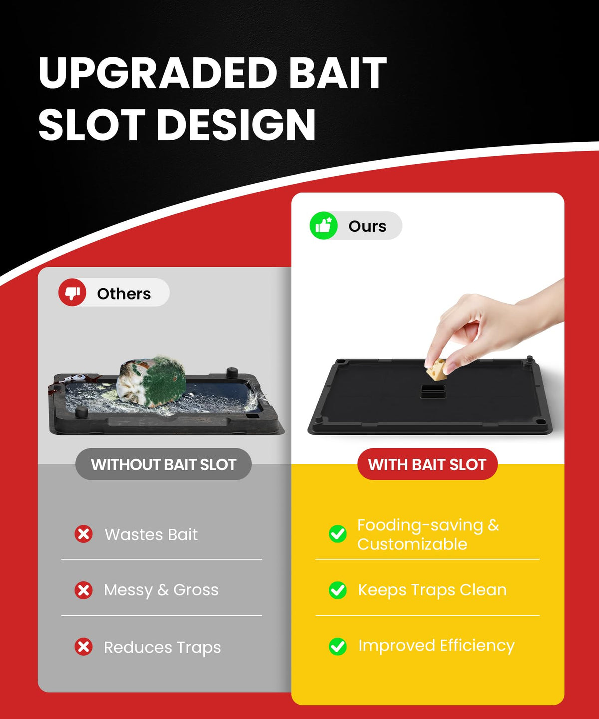 WowCatch pet-safe non-toxic trap: safe around children and pets.