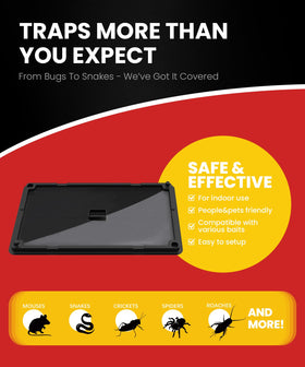 WowCatch secure-floor tape: helps keep traps firmly in place.