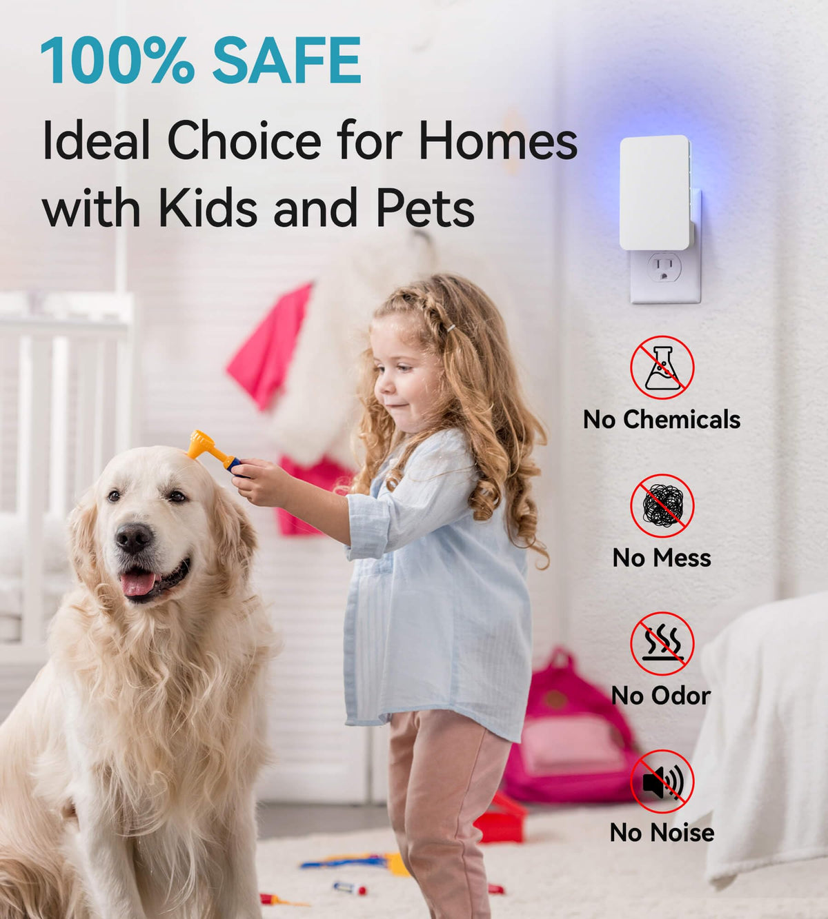 WowCatch slim, low-profile design fits modern decor for stealth placement