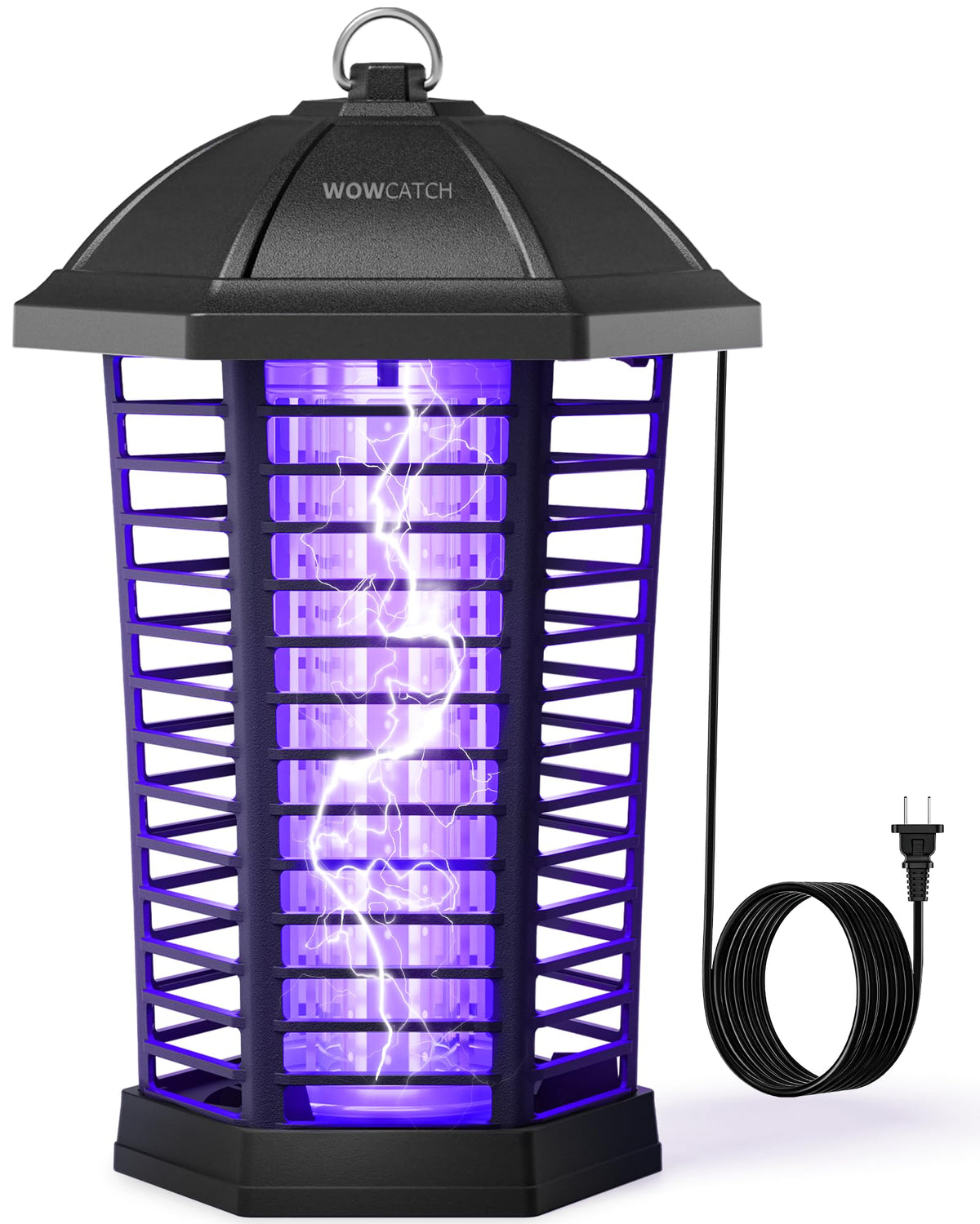 WowCatch upgraded LED bug zapper for outdoor and indoor use, reducing nighttime insect disturbance.