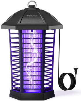 WowCatch upgraded LED bug zapper for outdoor and indoor use, reducing nighttime insect disturbance.