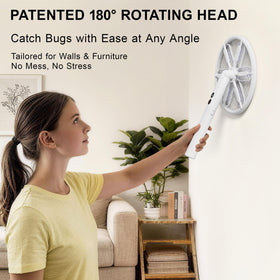 WowCatch UV-trap base provides continuous room illumination and insect attraction