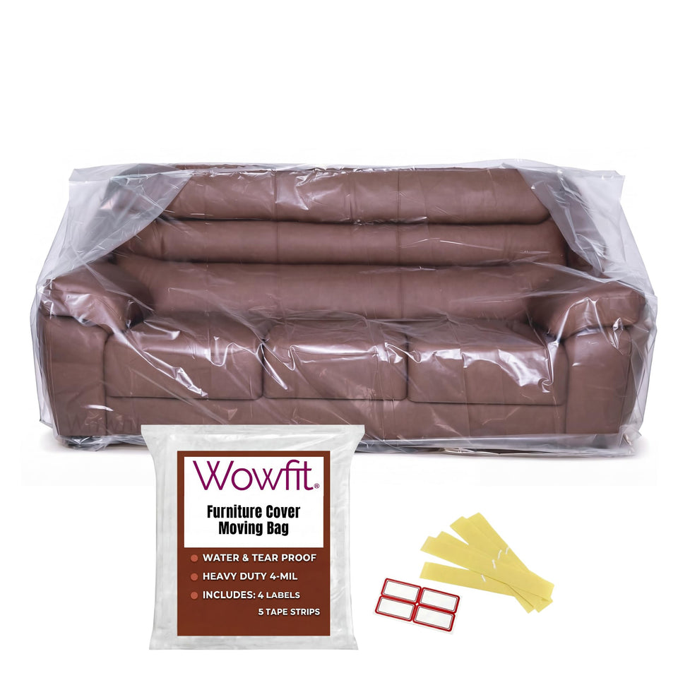 Wowfit furniture cover dust-proof bag shields sofas during moving and storage