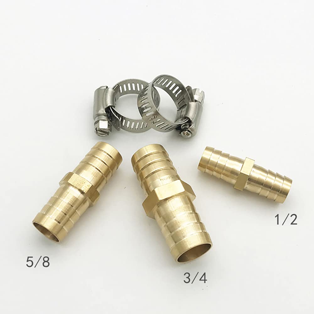 Wowoda 1/2 inch connector showing durable brass fittings and clamp