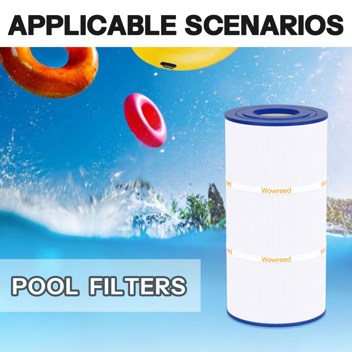 Wowreed pool filter supports Star-Clear II C800 compatibility for versatility