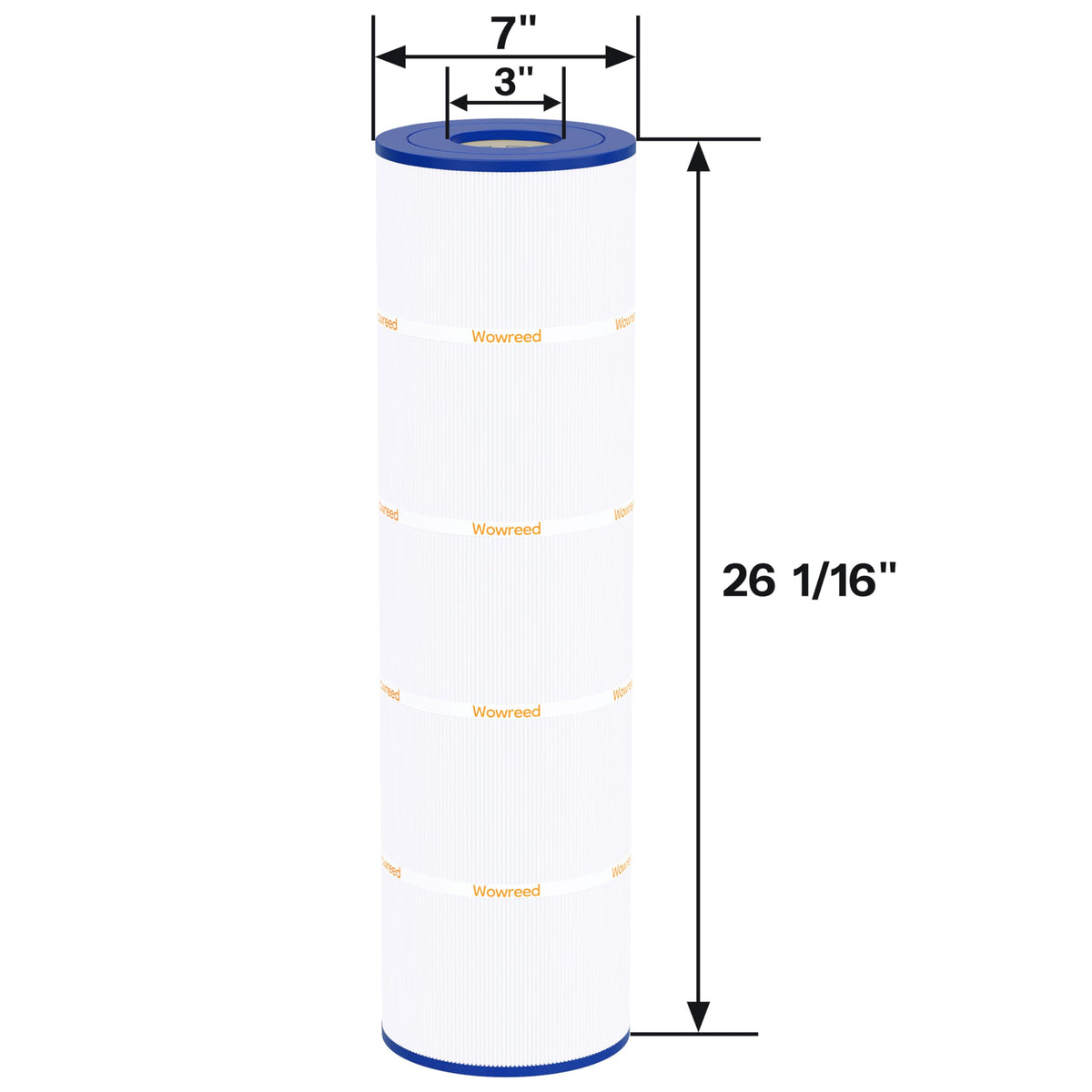Wowreed pool filter cleaning ease demonstrates fabric structure releasing impurities for simple maintenance.