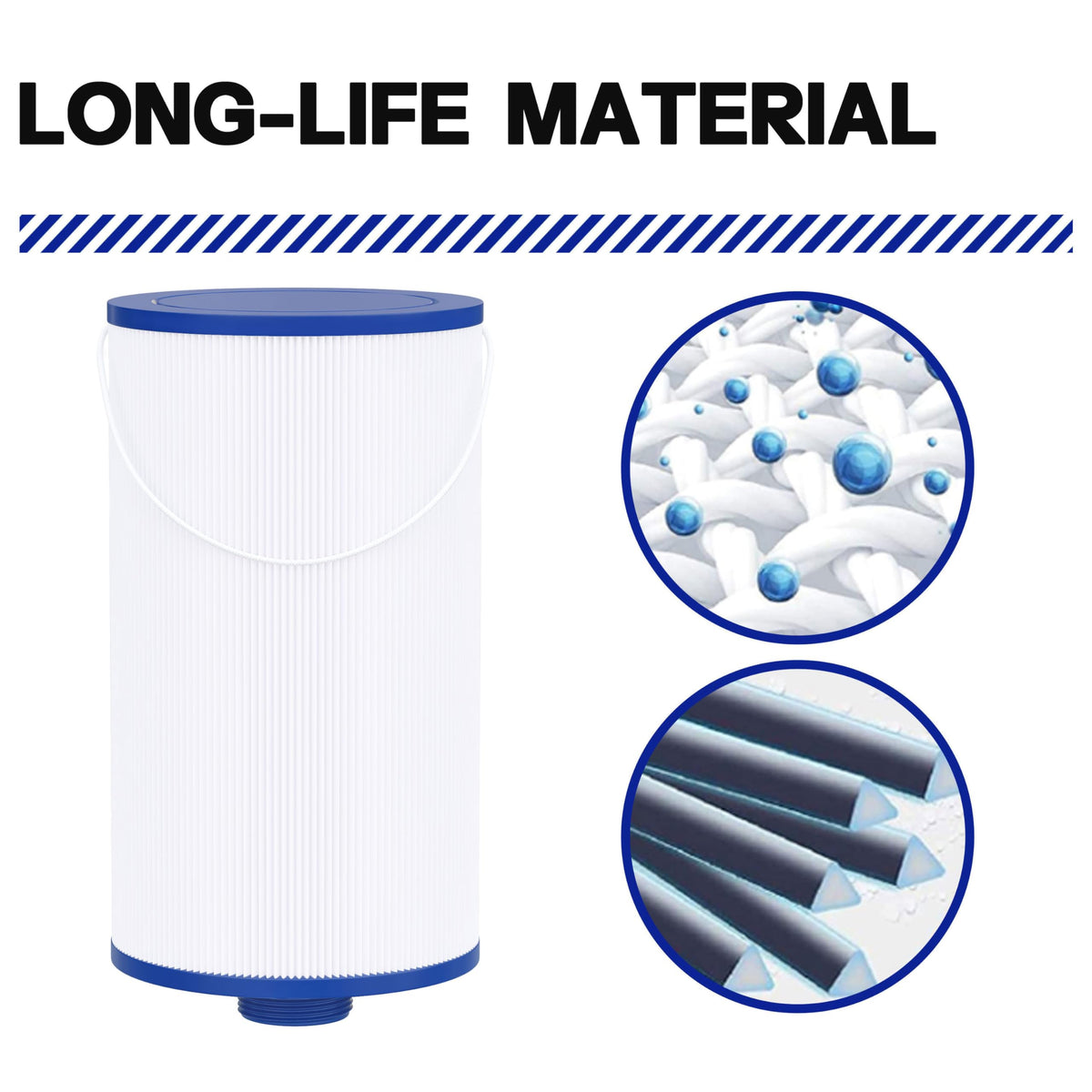 Wowreed spa filter compatible with AquaTerra helps maintain steady flow and cleaner surfaces