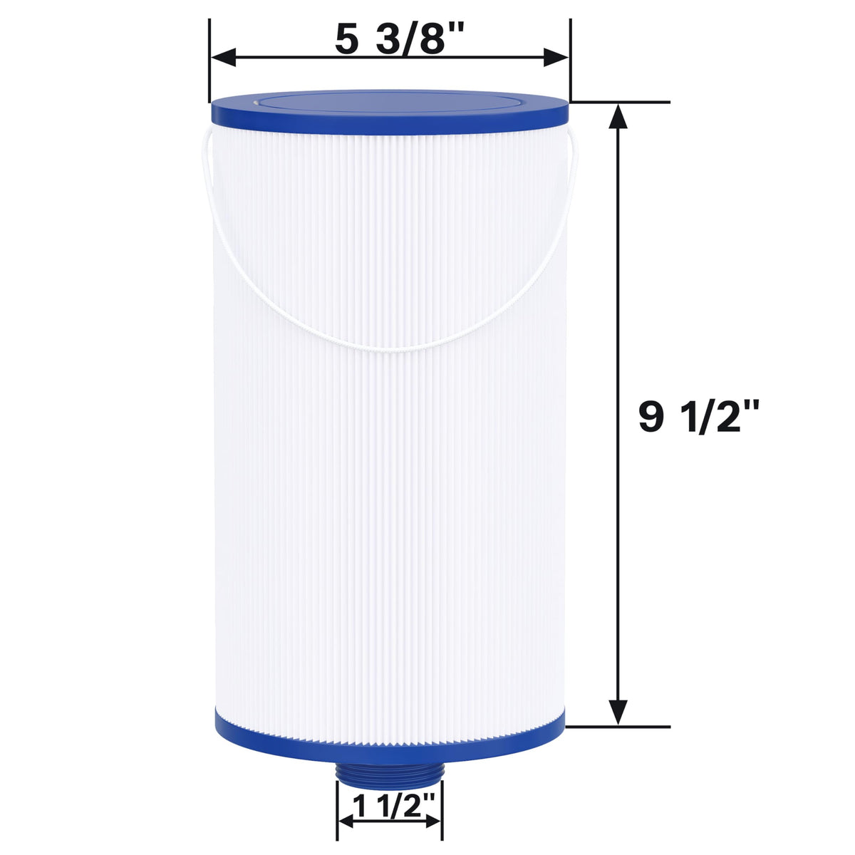 Wowreed spa filter compatible with FC-2402 promotes easier cleaning and consistent filtration