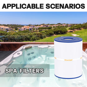 Wowreed spa filter long-life design maintains efficiency and easier care.