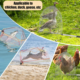 Woxnoc in-use at a lakeside capturing poultry safely