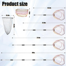 Woxnoc poultry catching nets with sturdy mesh bag for secure capture
