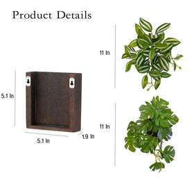 WOYOO wall art and greenery combo complements living spaces