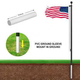 Wphold five-section rod collapsed for compact storage after use.