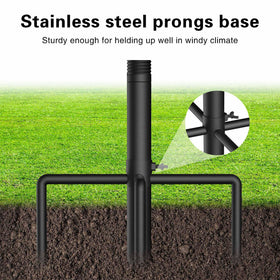 Wphold stainless steel 1-inch pole built to resist rust.