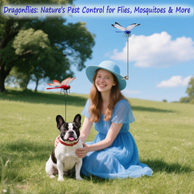 WPPOWER Dragonfly garden-stake: colorful decor that sways with the breeze