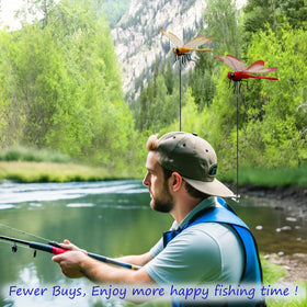 WPPOWER Waterproof PVC dragonfly: durable outdoor stakes for all weather