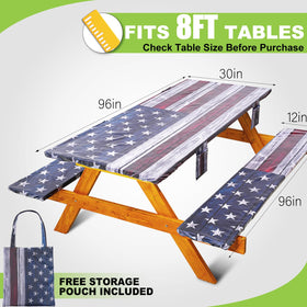 Wrakus bench covers for 8ft setup keep seats clean and stylish.