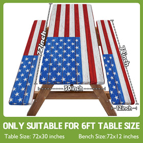 Wrakus bench covers 72x12 waterproof protect seating during outdoor meals.