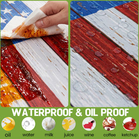 Wrakus elastic edge design ensures windproof, non-slip fit for outdoor dining.