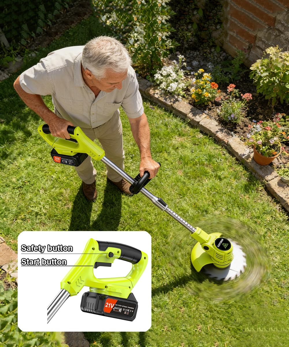 Wrneaoch cutting discs kit supports grass and shrub tasks